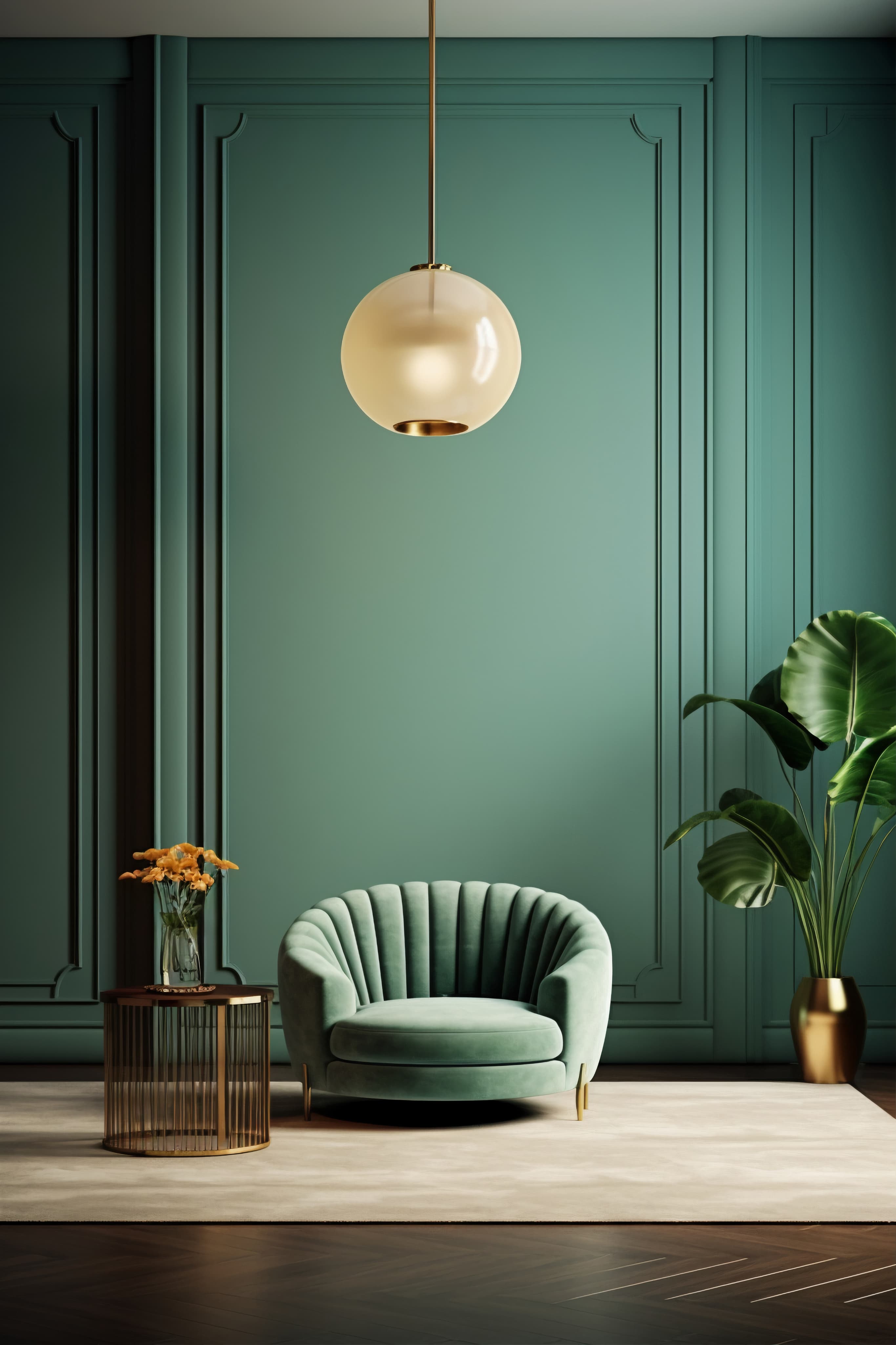 Green Furniture Vertical View