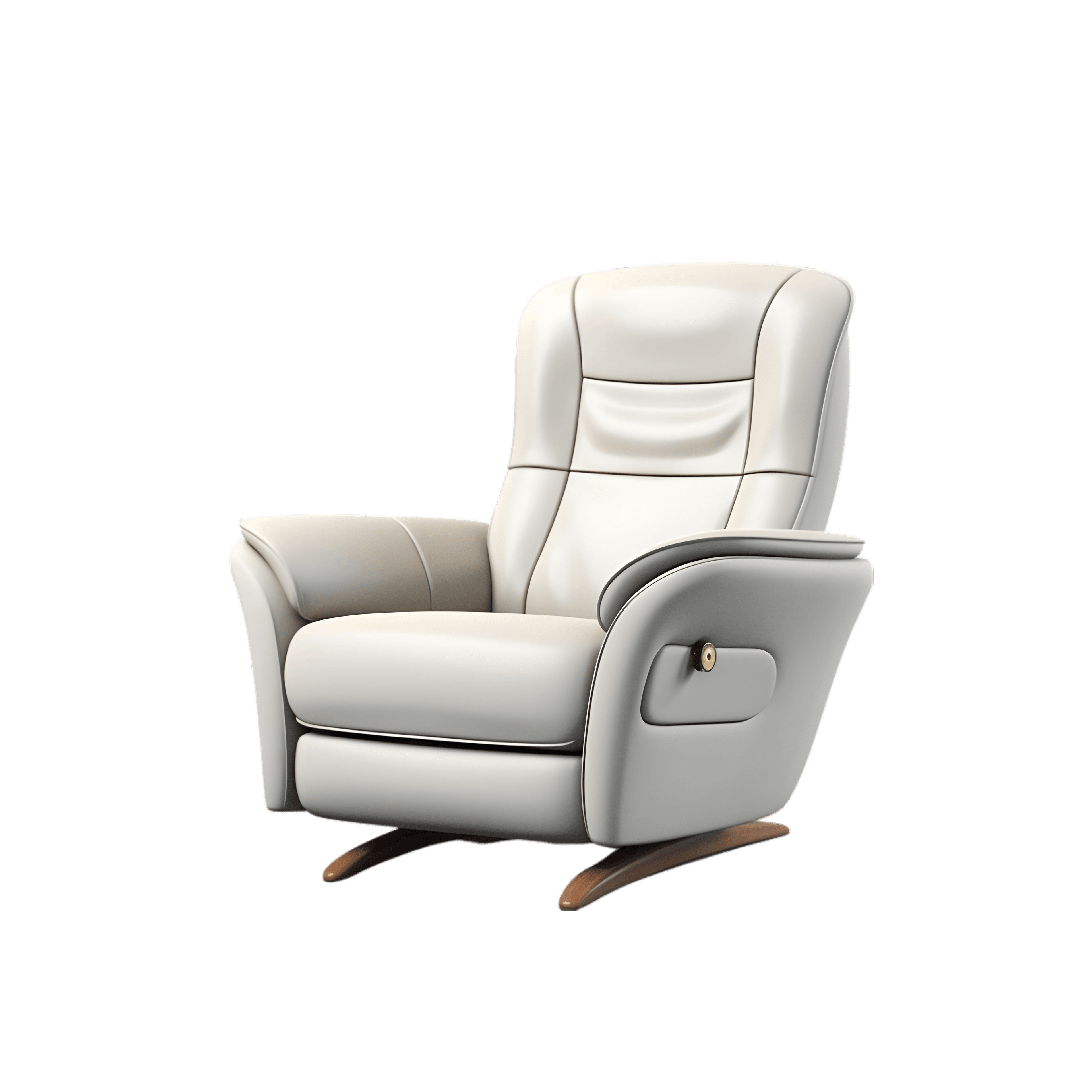 Modern White Armchair